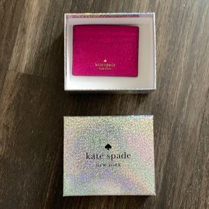 Glitter Pink Kate Spade Cardholder
